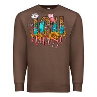 Chestnut Western ICU Intensive Care Unit Nurse Premium Sweatshirt - FaDigitalArtStudio