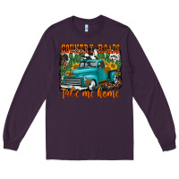 Plum country roads take me home old western truck Long Sleeve Tee - Jasminsmagicworld