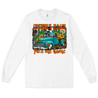 White country roads take me home old western truck Long Sleeve Tee - Jasminsmagicworld