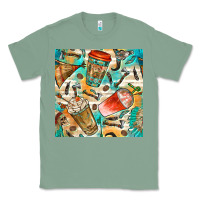 Sage western indian coffee cups with aztec seamless pattern bbs Classic Tee - BundleAndBundleShop