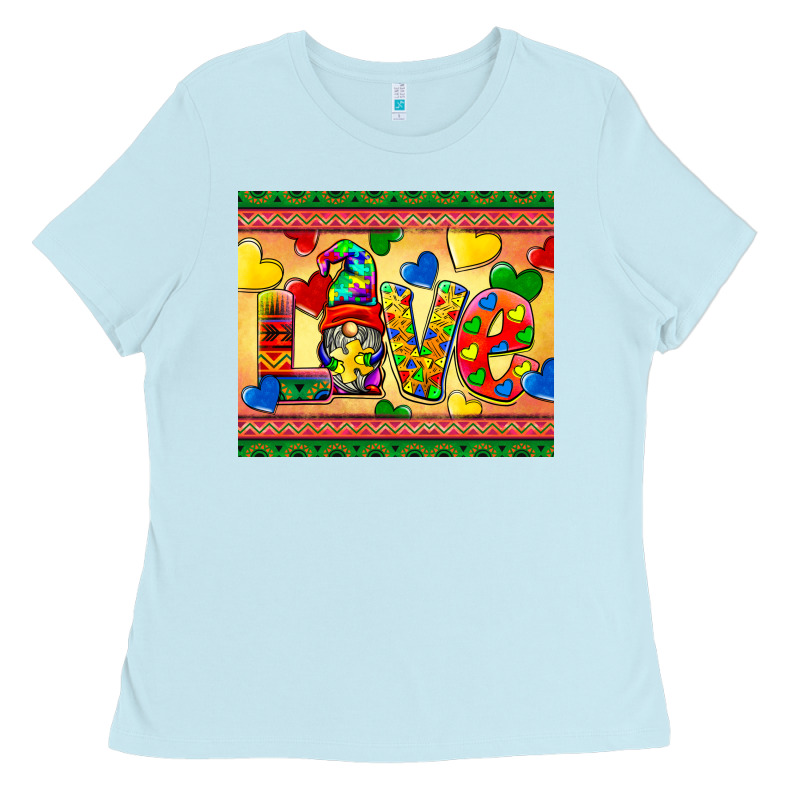 Love Autism Awareness Ladies Tee by BarkalooDesign | Teevron
