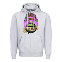 Heather Grey just a bunch of hocus pocus Zipper Hoodie - CowGirlArtShop