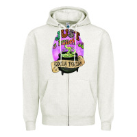 Oatmeal Heather just a bunch of hocus pocus Zipper Hoodie - CowGirlArtShop