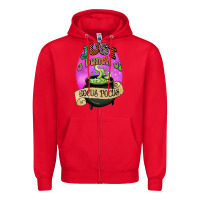 Red just a bunch of hocus pocus Zipper Hoodie - CowGirlArtShop