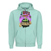 Seafoam just a bunch of hocus pocus Zipper Hoodie - CowGirlArtShop