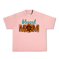 Salmon Blessed Mom Urban Heavy Tee - BundleAndBundleShop