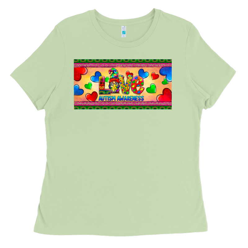 Love Autism Awareness License Plate Template Ladies Tee by BarkalooDesign | Teevron