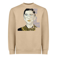 Mushroom RBG Ruth Bader Ginsburg Women Belong In All Places Heavyweight Sweatshirt - Bettercallsaul