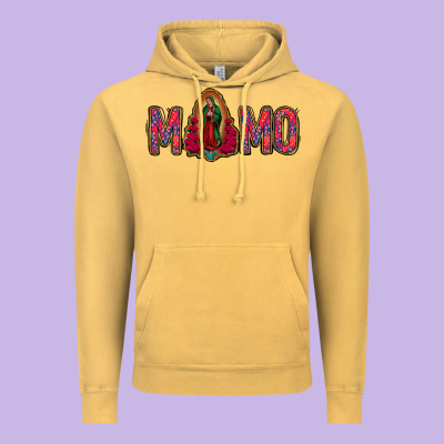 Lady Of Guadalupe Momo Vintage Hoodie Designed By Jasminsmagicworld
