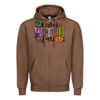Chestnut resting witch face Zipper Hoodie - CowGirlArtShop