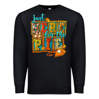 Black Just Here For The Pie Premium Sweatshirt - FaDigitalArtStudio