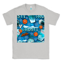 Moon Dust winter frosty coffee cups and snow seamless pattern bbs Classic Tee - BundleAndBundleShop