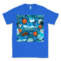 True Royal winter frosty coffee cups and snow seamless pattern bbs Classic Tee - BundleAndBundleShop