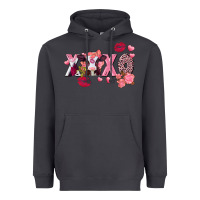 Smoke Xoxo baby Cow Valentine's Day Heavyweight Hoodie - FaDigitalArtStudio