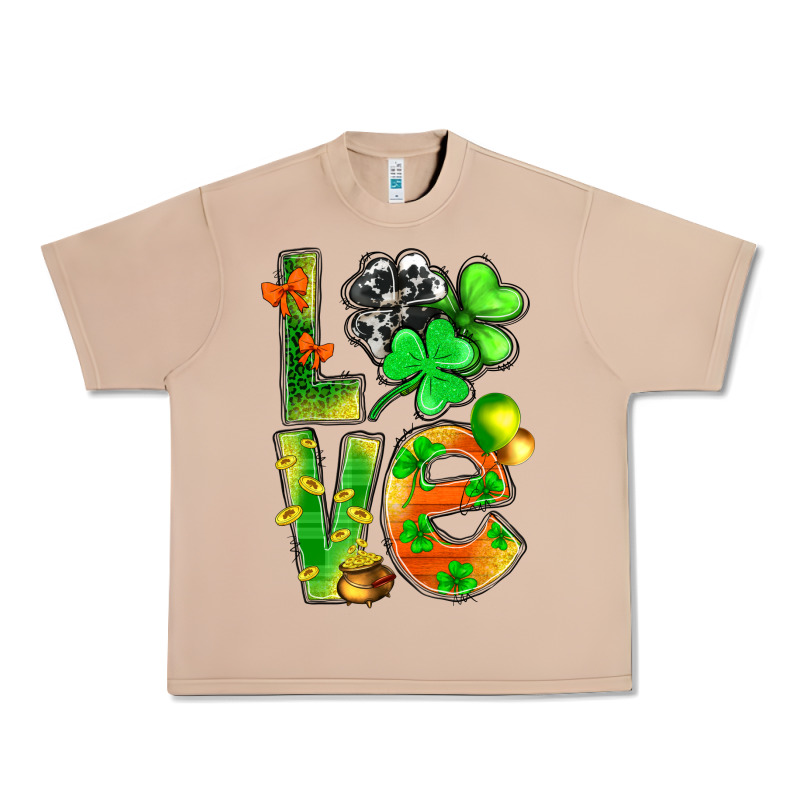 St.patrick Love With Clover Urban Heavy Tee by BundleAndBundleShop | Teevron