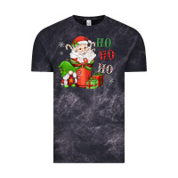 Cloud Black ho ho ho gnome santa coffee cup Vintage Tee - MaliasSmallBusiness