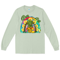 Matcha pineapple rainbow Long Sleeve Tee - BarkalooDesign