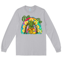 Moon Dust pineapple rainbow Long Sleeve Tee - BarkalooDesign