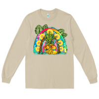 Mushroom pineapple rainbow Long Sleeve Tee - BarkalooDesign