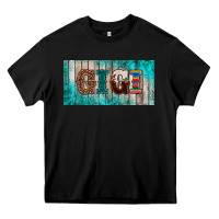 Black western turquoise gigi license plate Heavy Core Tee - BarkalooDesign