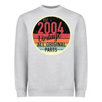 Heather Grey 15th Birthday gift Vintage 2004 Heavyweight Sweatshirt - Bettercallsaul