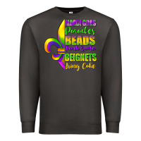 Smoke mardi gras parades beads Premium Sweatshirt - FaDigitalArtStudio