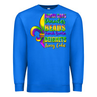 True Royal mardi gras parades beads Premium Sweatshirt - FaDigitalArtStudio