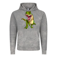 Cloud Rock T-rex Vintage Hoodie - MaliasSmallBusiness