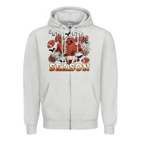 Tis The Season Football Halloween Zipper Hoodie | Teevron