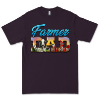 Plum Western Farmer Dad Premium Tee - LillyAllenDesigns