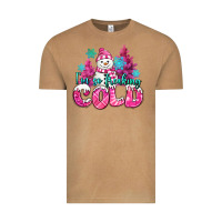 Vintage Camel im so freaking cold pink christmas snowman Vintage Tee - MaliasSmallBusiness