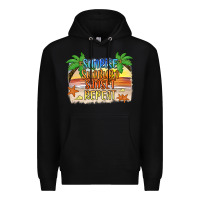 Black sunrise sunburn sunset repeat2 Premium Hoodie - JahusDesignShop