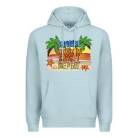 Blue Mist sunrise sunburn sunset repeat2 Premium Hoodie - JahusDesignShop
