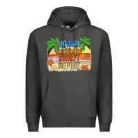 Charcoal Heather sunrise sunburn sunset repeat2 Premium Hoodie - JahusDesignShop