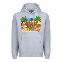 Heather Grey sunrise sunburn sunset repeat2 Premium Hoodie - JahusDesignShop