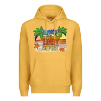Mustard sunrise sunburn sunset repeat2 Premium Hoodie - JahusDesignShop