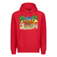 Red sunrise sunburn sunset repeat2 Premium Hoodie - JahusDesignShop