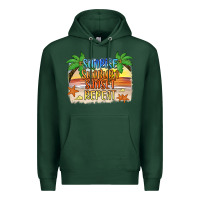 Sports Green sunrise sunburn sunset repeat2 Premium Hoodie - JahusDesignShop