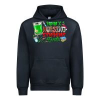 Navy 100 Nursing Student Tears Urban Hoodie - CowhideDigitalArt