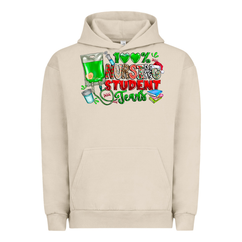 100 Nursing Student Tears Urban Hoodie by CowhideDigitalArt | Teevron