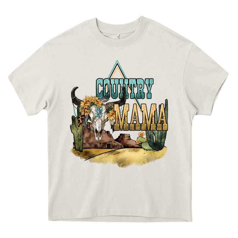 Country Mama Heavy Core Tee by NancyCooperArtShop | Teevron