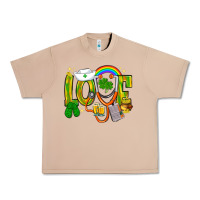 Burro St. Patrick's Love Nurse Urban Heavy Tee - BundleAndBundleShop