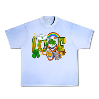 Grape Ice St. Patrick's Love Nurse Urban Heavy Tee - BundleAndBundleShop
