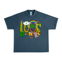 Midnight Navy St. Patrick's Love Nurse Urban Heavy Tee - BundleAndBundleShop