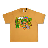 Peanut Butter St. Patrick's Love Nurse Urban Heavy Tee - BundleAndBundleShop