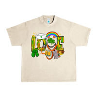 Sandshell St. Patrick's Love Nurse Urban Heavy Tee - BundleAndBundleShop