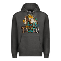 Charcoal Heather can't be tamed horse Premium Hoodie - OliviaCreatesArt