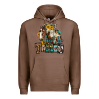 Chestnut can't be tamed horse Premium Hoodie - OliviaCreatesArt