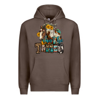 Coffee can't be tamed horse Premium Hoodie - OliviaCreatesArt