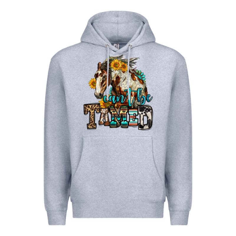 Can't Be Tamed Horse Premium Hoodie by OliviaCreatesArt | Teevron